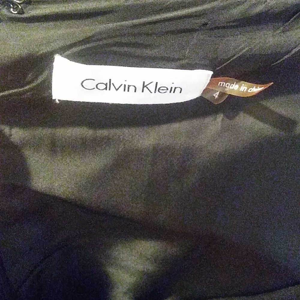 CK black dress size 4